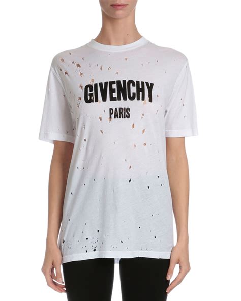 givenchy t-shirt india|givenchy distressed t shirt.